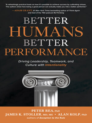 cover image of Better Humans, Better Performance